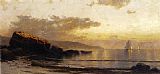 Alfred Thompson Bricher Famous Paintings - Sunset Coast